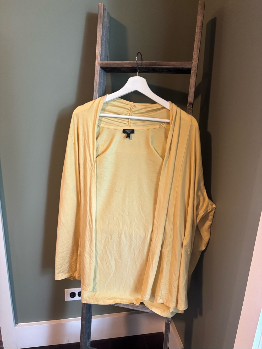 Talbots Cozy Soft Open Cardigan